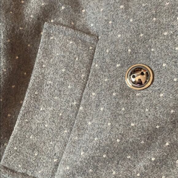 Pink Envelope Lolita grey polka dot peacoat, med - Picture 6 of 8